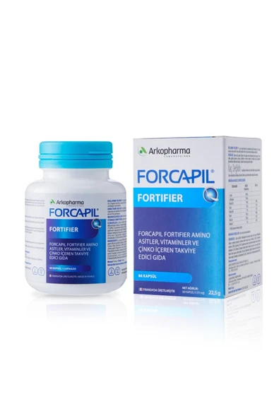 Arkopharma Forcapil® Fortifier – Saç Ve Tırnak Güçlendirici Takviye Edici Gıda 60 Kapsül 3578830113308