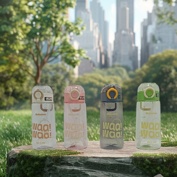 Relaxion, İthal Lüx Kahverengi Matara/Suluk 650 Ml (443) - 3