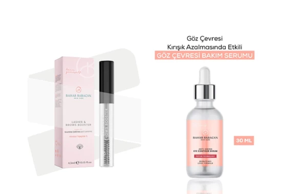 Bahar Babacan Argan Yağ Besleyici Kaş&Kirpik Serumu 5Ml+Anti-Aging Eye Contour Serum 30Ml HEDİYE