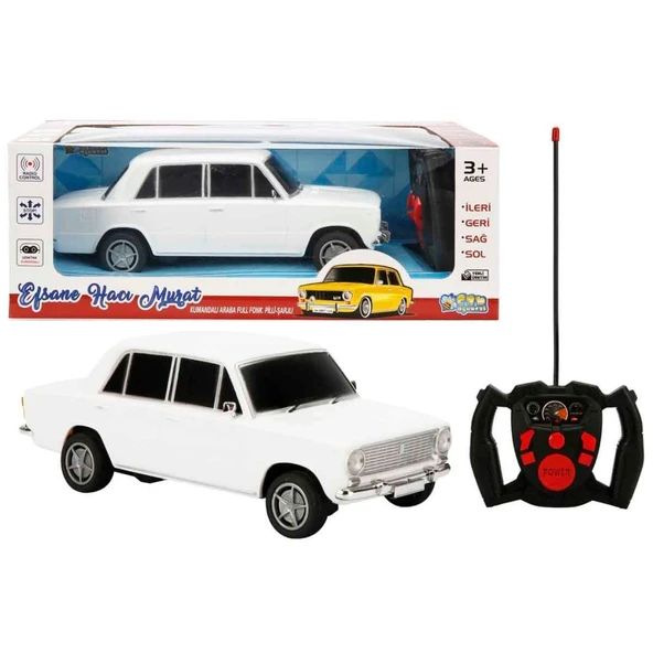 Efsane Hacı Murat Büyük Boy Şarjlı Pilli ( Beyaz ) Nostaljik Kumandalı - 2