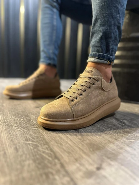 Yüksek Taban Günlük Ayakkabı Camel (Süet) ürün görseli
