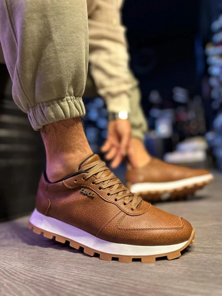 Günlük Ayakkabı Taba - Resim 2