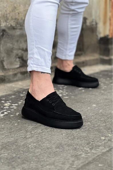 Kömür Süet Ortopedik Taban Erkek Casual Ayakkabı - Resim 2