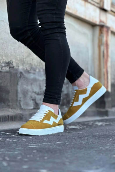 Sarı Erkek Casual Ayakkabı - Resim 2