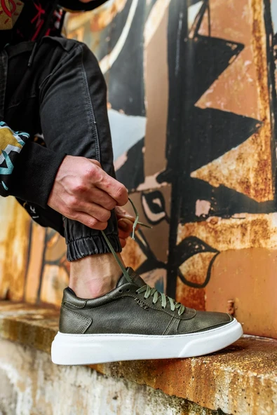 Günlük Ayakkabı Haki - Resim 2