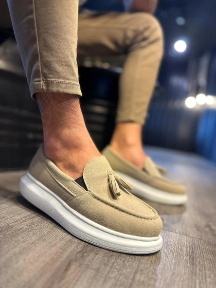 Günlük Spor Klasik Ayakkabı Vizon Süet ürün görseli