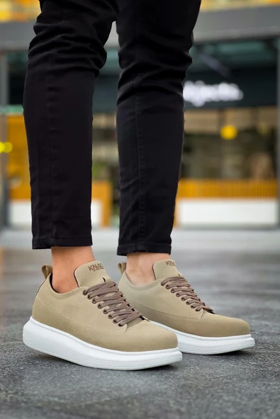 Günlük Ayakkabı Vizon Süet - Resim 3