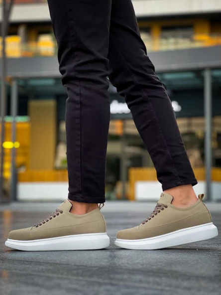 Günlük Ayakkabı Vizon Süet - Resim 2