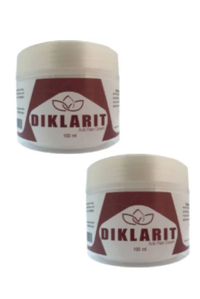 Diklarit Anti Pain Cream Vücut Sızılarını Ağrı Ve Masaj Bakım Kremi 100 ml X 2 Adet