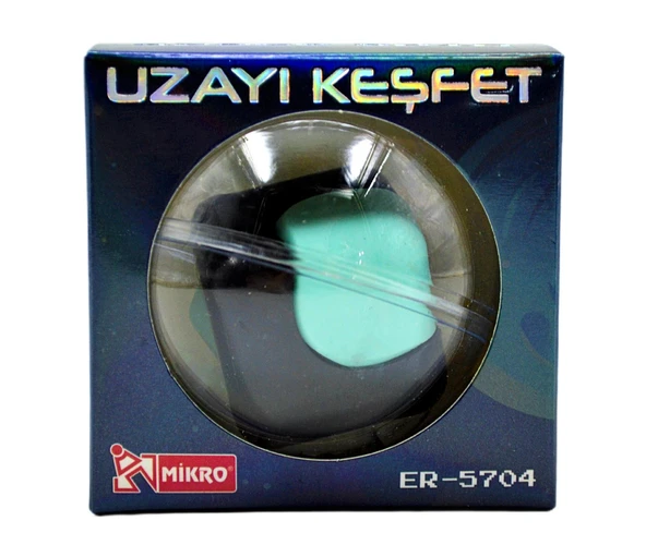 Mikro Space Spin Uzay Küp Silgi Dödür Stres At 1 Adet ER-5704 - Resim 2
