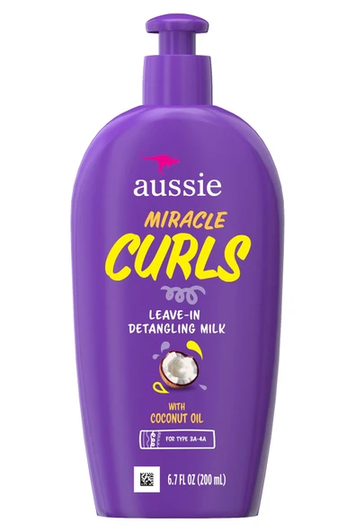 Aussie Miracle Curls Dolaşık Saç Açıcı Durulanmayan Saç Bakım Sütü 200ML