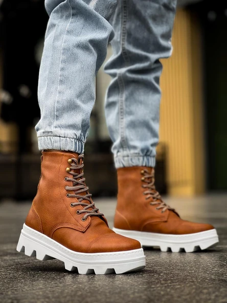 Yüksek Taban Ayakkabı Taba ürün görseli