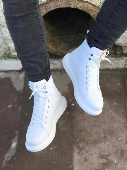 Yüksek Taban Ayakkabı Beyaz ürün görseli