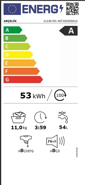 Arçelik 11140 MX 11 Kg Çamaşır Makinesi - 9