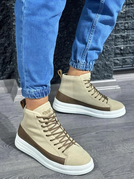 Yüksek Taban Ayakkabı C- Vizon Süet ürün görseli