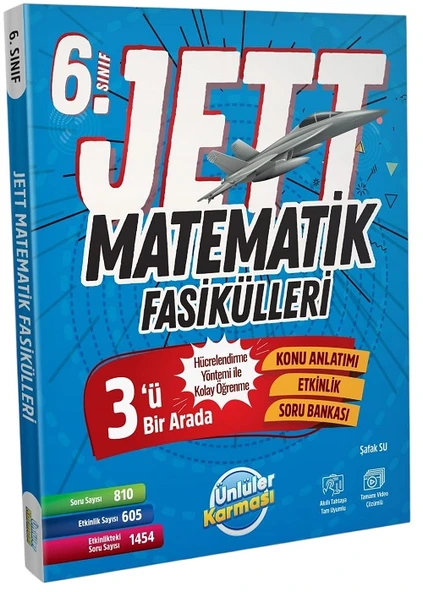 6.Sınıf Ünlüler Jett Fasikülleri Seti (Türkçe-Matematik-Fen Bilimleri-Sosyal Bilgiler) 2025-2026 - Resim 5