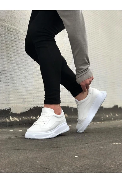 Beyaz Erkek Ayakkabı - Resim 4