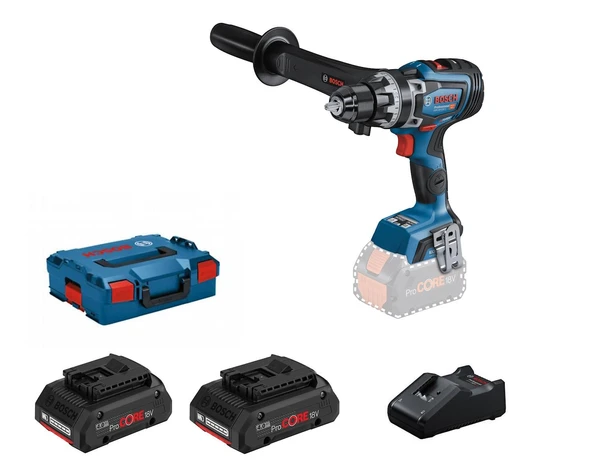 Bosch GSR 18V-150 C Procore 2x4.0Ah Çift Akülü Vidalama - 1