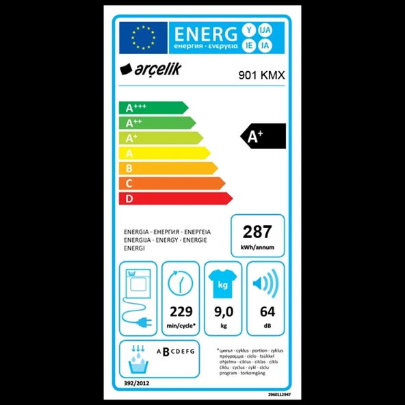 Arçelik 901 KMX 9 Kg A++ Kurutma Makinesi - 2
