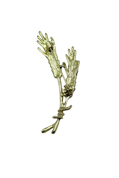 Mavi Lavanta Işıltılı Broş - Resim 4