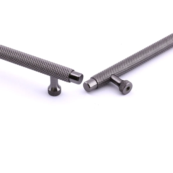 Martin Füme Metal Kulp 192 mm Mobilya Çekmece Mutfak Dolabı Dolap Modern Kapak Kulpları Grip Desen - 6