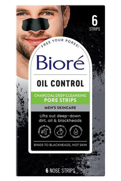 Biore Men Oil Control Gözenek Temizleme Bandı 6 Adet