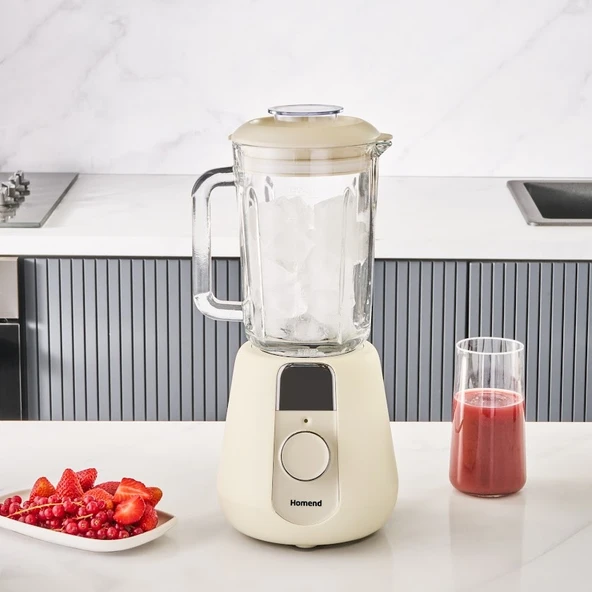 Homend Vintage Blendsetter 4927H Table Blender Krem 1000W - 6
