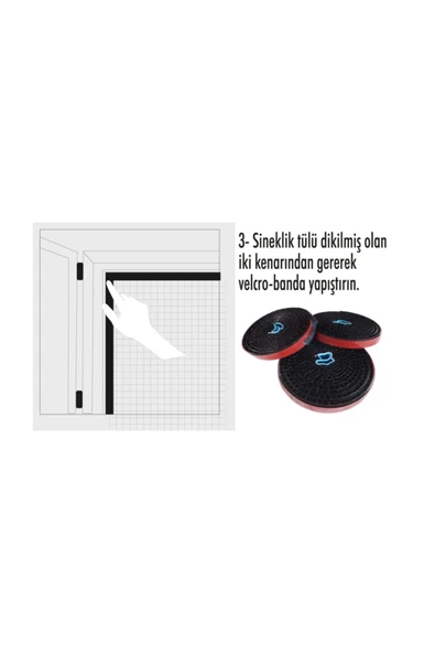 Nexon Hazır Sineklik 80x220 Cm (fransız Balkon Kapıları Için) - 7