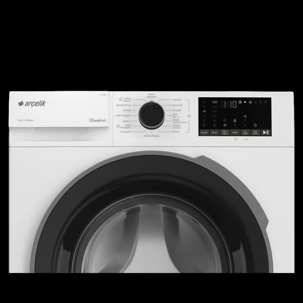 Arçelik 9120 DMX 1200 Devir 9 Kg Çamaşır Makinesi - 8