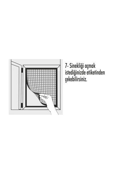 Nexon Hazır Sineklik 80x220 Cm (fransız Balkon Kapıları Için)