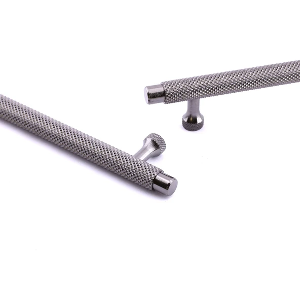 Martin Füme Metal Kulp 160 mm Mobilya Çekmece Mutfak Dolabı Dolap Modern Kapak Kulpları Grip Desen - Resim 5