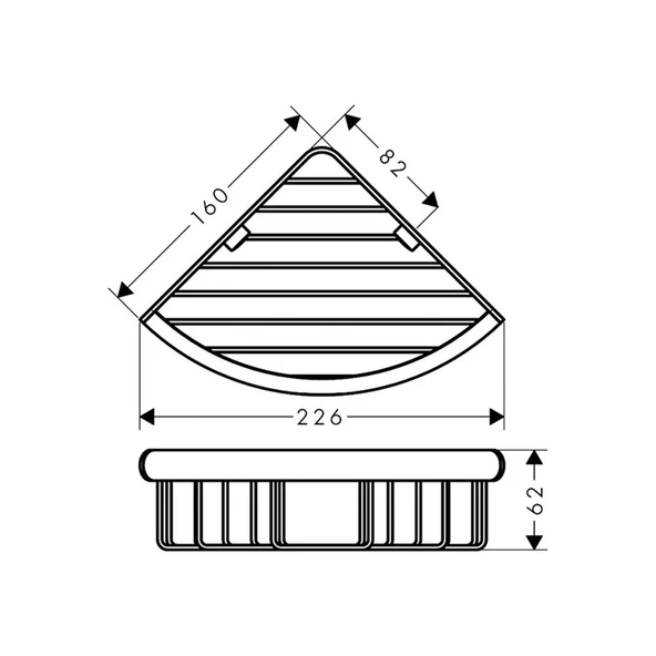 Hansgrohe Logis Universal Köşe Süngerlik - 2