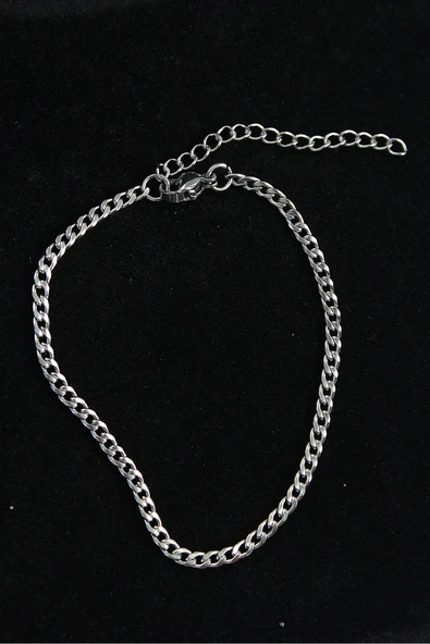 İnce Klasik Model Gümüş Renk Erkek Bileklik - EBJ250705W36426 ürün görseli