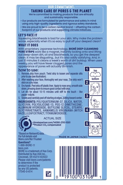 Biore The Original Gözenek Temizleme Bandı 8 Adet - 2