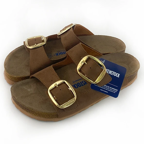 BİRKENSTOCK ARİZONA GOLD TOKA YUMUŞAK KEMER KAHVE