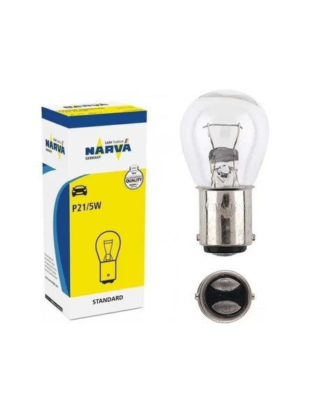 Narva 12v 1016 21/5w Park Stop Ampulü Çift Duylu 10 Adet 17916