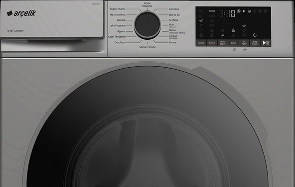 Arçelik 10120 MXS 1200 Devir 10 Kg Çamaşır Makinesi - 5