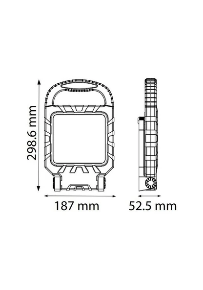 HOROZ ELEKTRİK 45 WATT LEDLİ PROJEKTÖR PROPORT 45 - 4