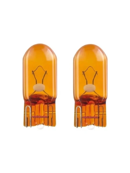 Narva Wy5w 12v. T10 5w Dipsiz Sarı Ampul 17169 2 Adet - 2