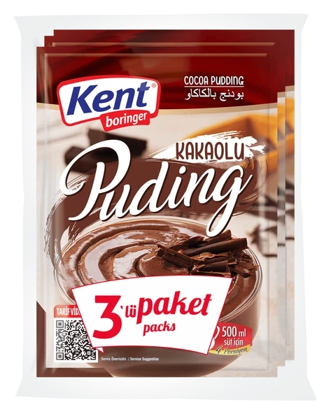 Puding Kakaolu 104 gr 3'lü ürün görseli 1