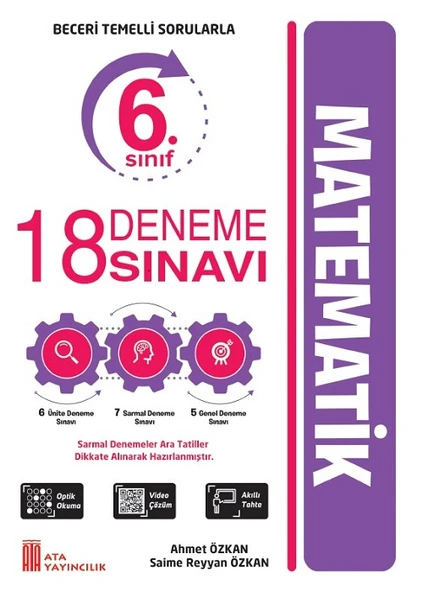 Ata 6.Sınıf Ben Korkmam Matematik + 18 Deneme Sınavı - Resim 2