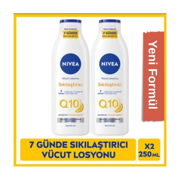 Nivea Q10 (Yeni Formül 7 Gün) 250ml x 2 Adet