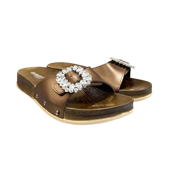 Esem Toka Detaylı Anatomik Taban Günlük Bayan Terlik ürün görseli