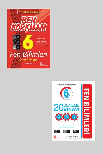 Ata 6.Sınıf Ben Korkmam Fen Bilimleri + 20 Deneme Sınavı ürün görseli 1