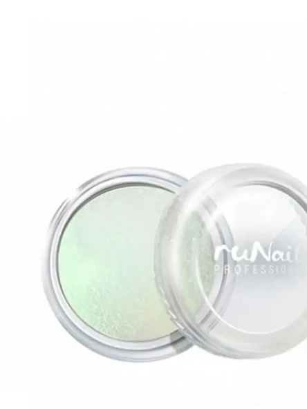 Nail Art Tırnak Süsleme İnci Tozu Pembe Yeşil Efekt RU4468 ürün görseli