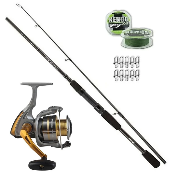 Okuma Monkey 4000 - Okuma Wavepower 244cm 15-40gr Spin Olta Seti ürün görseli