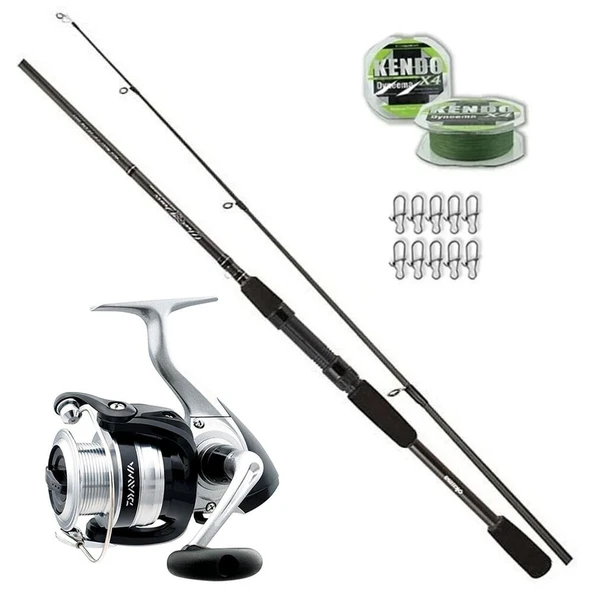 Daiwa Strikeforce 2500 - Okuma Wavepower 244cm 15-40gr Spin Olta Seti ürün görseli