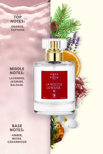 AQUA Dİ POLO 1987 LA ROCCA LA ROUGE 50 ML KADIN PARFÜM - 6