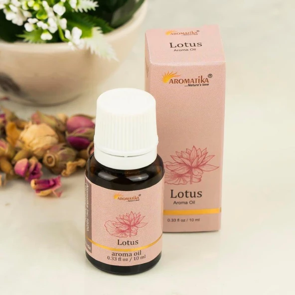 Aromatika Lotus aromatik yağ difüzör ve buhurdanlık kokusu 10 ml