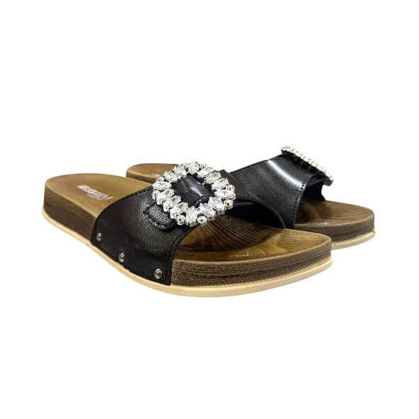 Esem Toka Detaylı Anatomik Taban Günlük Bayan Terlik - Resim 4